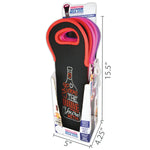 Neoprene Wine Bottle Carrier with Rhinestones - 6 Per Pieces Retail Ready Display 24523 POLAR GEAR