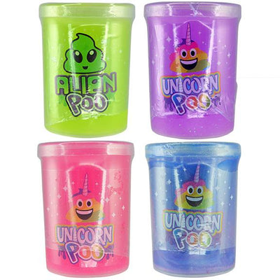 ITEM NUMBER 024731 ALIEN UNICORN POO SLIME 12 PIECES PER DISPLAY