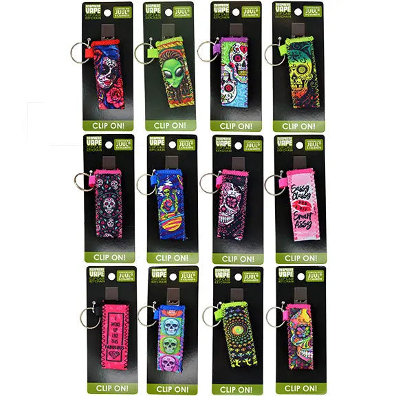 Neoprene Vape Case Keychain - 12 Pieces Per Retail Ready Display 24734 Neoprene Vape Case Keychain - 12 Pieces Per Retail Ready Display 24734