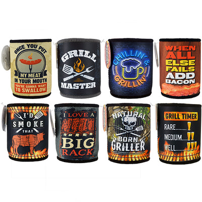 ITEM NUMBER 088214 GRILLING NEOPRENE COOLERS 11 PIECES PER DISPLAY
