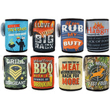 Neoprene Can Cooler & Bottle Suit Grill Assortment- 11 Pieces Per Retail Ready Display 88215
