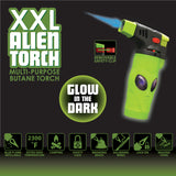 Glow In The Dark Molded Alien XXL Torch Lighter- 12 Pieces Per Retail Ready Display 24811