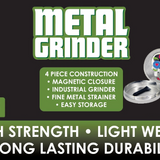 Metal 4 Piece Full Print Grinder- 6 Pieces Per Retail Ready Display 25016