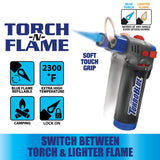 Dual Flame XXL Torch Lighter- 12 Pieces Per Retail Ready Display 25557