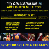 Electric Grill Lighter with LED Light- 6 Pieces Per Retail Ready Display 25631