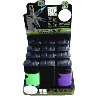 ITEM NUMBER 025927 FLIP TORCH LIGHTER 12 PIECES PER DISPLAY
