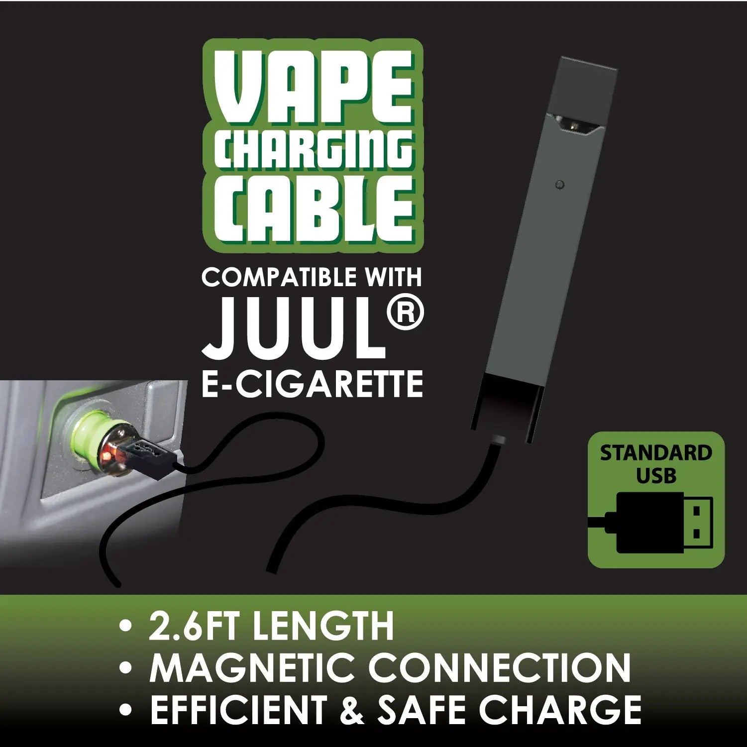 Vape Device USB Charging Cable - 6 Pieces Per Retail Ready Display NOVELTY INC WHOLESALE Vape Device USB Charging Cable - 6 Pieces Per Retail Ready Display NOVELTY INC WHOLESALE