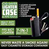 WHOLESALE CIGARETTE SAVER LIGHTER CASE WITH TOOLS 12 PIECES PER DISPLAY 26028
