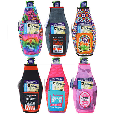ITEM NUMBER 026457 BOTTLE SUIT CARD POCKET 6 PIECES PER DISPLAY