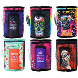 Neoprene Can & Bottle Cooler Coozie with Cigarette Pouch- 6 Pieces Per Retail Ready 26473