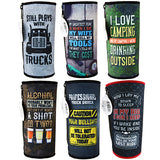 Neoprene 24 oz Can & Bottle Cooler Coozie- 6 Pieces Per Retail Ready Display 26584