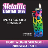 Epoxy Metal Lighter Case- 12 Pieces Per Retail Ready Display 26630