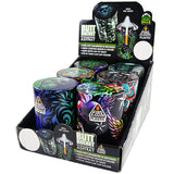 Full Print Butt Bucket Ashtray with LED Light- 6 Per Retail Ready Wholesale Display 26631