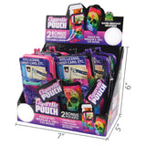 Neoprene Cigarette Pouch with Pocket - 8 Pieces Per Retail Ready Display 26661