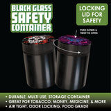 Smell Proof Glass Storage Container- 6 Pieces Per Retail Ready Display 26810