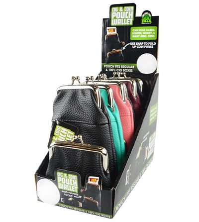 ITEM NUMBER 027891 CIGARETTE POUCH WITH COIN WALLET 6 PIECES PER DISPLAY