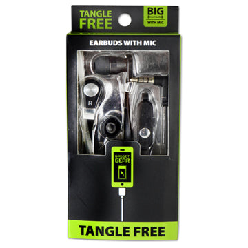 ITEM NUMBER 028824 EARBUDS WITH MIC 3 PIECES PER PACK