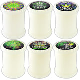 Glow In The Dark Smell Proof Silicone Jar- 6 Pieces Per Retail Ready Display 30008