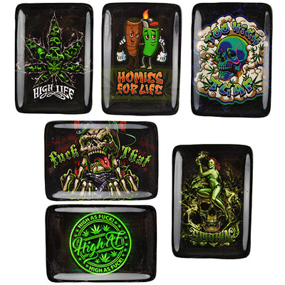 ITEM NUMBER 030014 CERAMIC ROLLING TRAY MIX X 6 PIECES PER DISPLAY