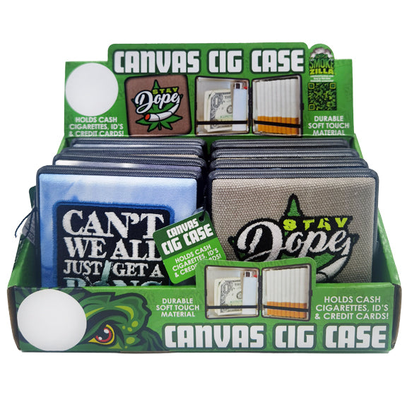 ITEM NUMBER 030033 CANVAS CIG CASE 8 PIECES PER DISPLAY