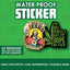 ITEM NUMBER 030034 WATERPROOF STICKER 24 PIECES PER DISPLAY