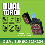 Big Bubba Dual Torch Lighter- 10 Pieces Per Retail Ready Display 40302