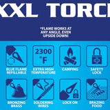 XXL Torch Lighter - 13 Pieces Per Retail Ready Display 40323