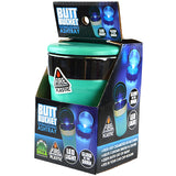 Glow In The Dark Butt Bucket Ashtray with LED Light- 6 Per Retail Ready Wholesale Display 40340