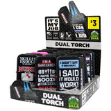 It's My Job Dual Torch Lighter- 15 Pieces Per Retail Ready Display 40789