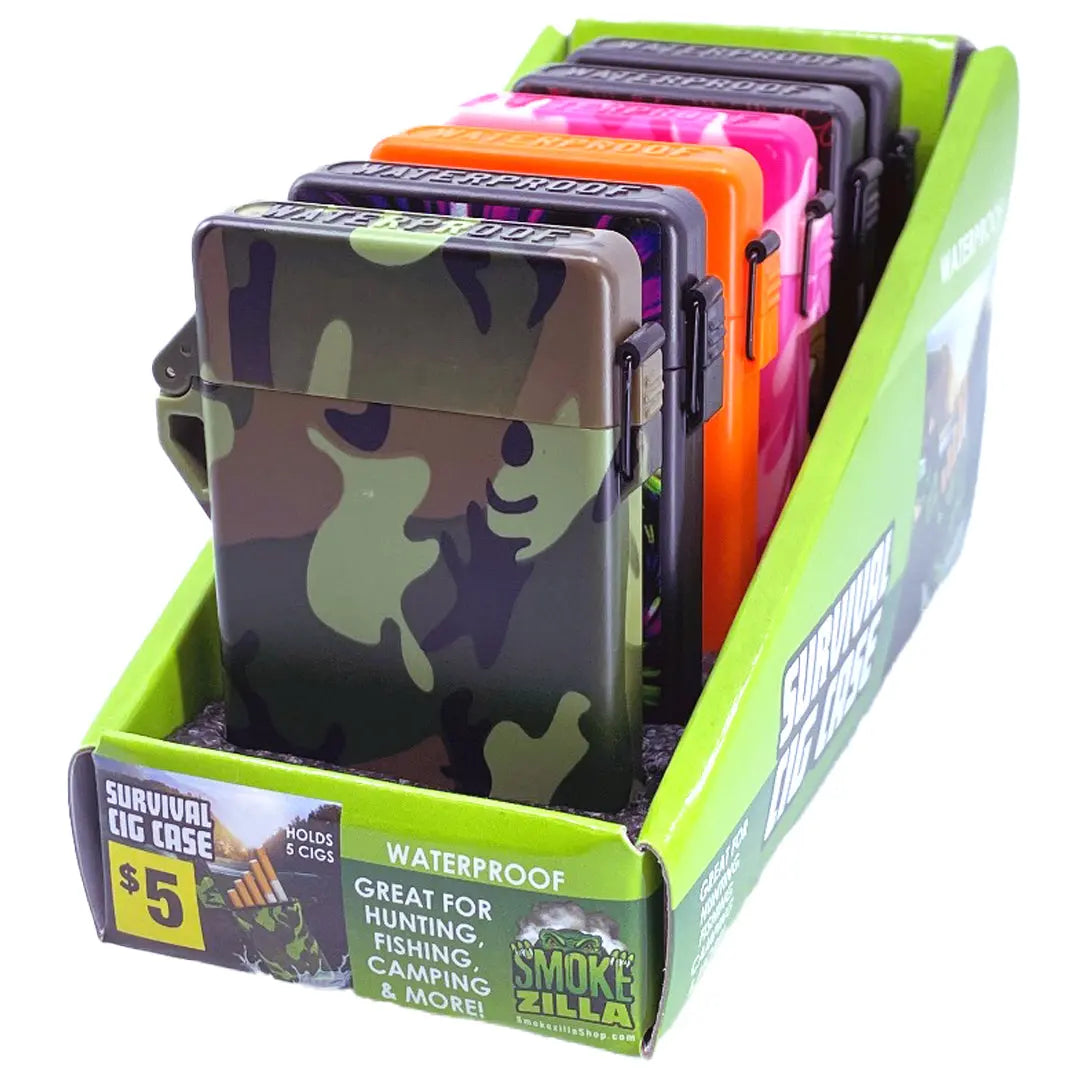 Cigarette Survival Storage Case - 6 Pieces Per Retail Ready Display 41351 SMOKEZILLA