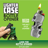 Metal Mystic Lighter Case with Bottle Opener Assortment- 12 Pieces Per Retail Ready Display 41387