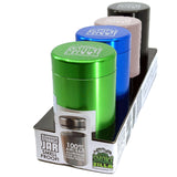 Smell Proof Metal Storage Jar- 4 Pieces Per Retail Ready Display 41406
