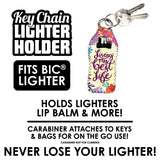Neoprene Lighter Case Key Chain - 7 Pieces Per Retail Ready Display 41409
