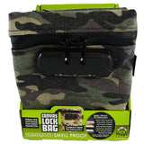Smell Proof Canvas Lock Bag- 6 Pieces Per Retail Ready Display 41418