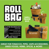 WHOLESALE SMOKING ROLL BAG 6 PIECES PER DISPLAY 41492