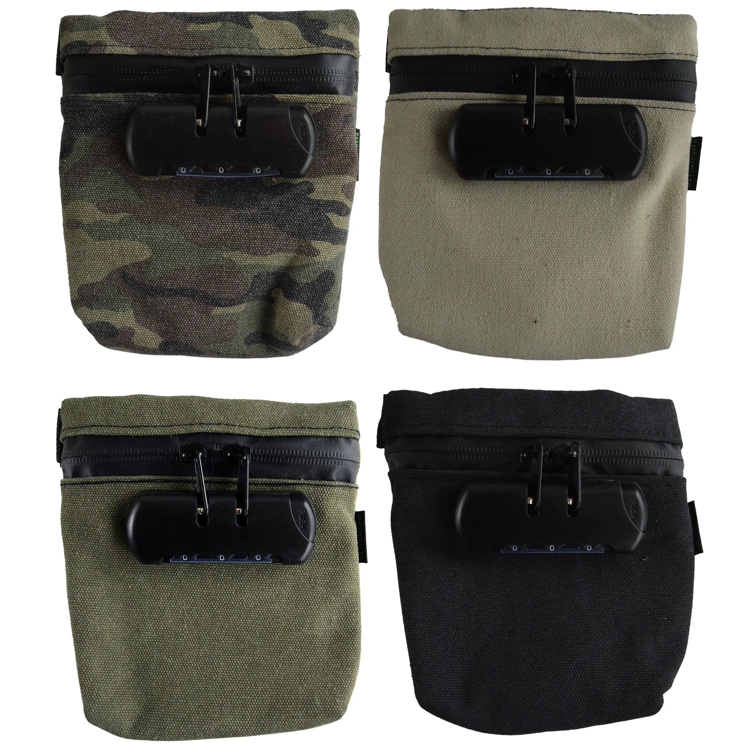 Smell Proof Canvas Lock Bag - 6 Pieces Per Retail Ready Display 41499 SMOKEZILLA