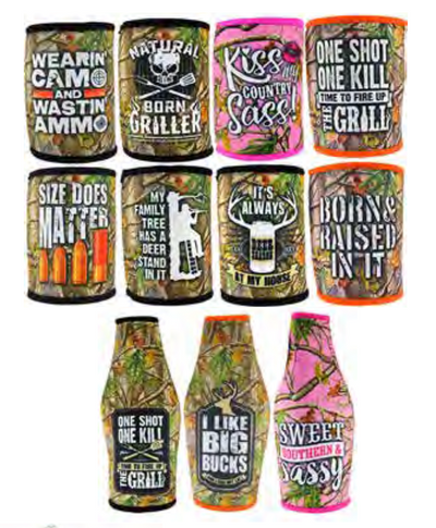 ITEM NUMBER 088169 CAMO BOTTLE SUIT KIT 11 PIECES PER DISPLAY