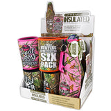 Neoprene Camo Can & Bottle Suit Coozie Assortment- 11 Pieces Per Retail Ready Display 88170