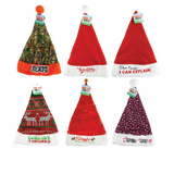 Christmas Santa Winter Hat- 6 Pieces Per Pack 22652