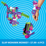 Plush Mohawk Monkey Assortment Floor Display- 24 Pieces Per Retail Ready Display 88343