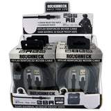 Charging Cable Roughneck Assortment 10FT 2.4 Amp- 6 Pieces Per Retail Ready Display 88380