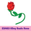 ITEM NUMBER 088429 PLUSH ROSE FLOOR DISPLAY 50 PIECES PER DISPLAY