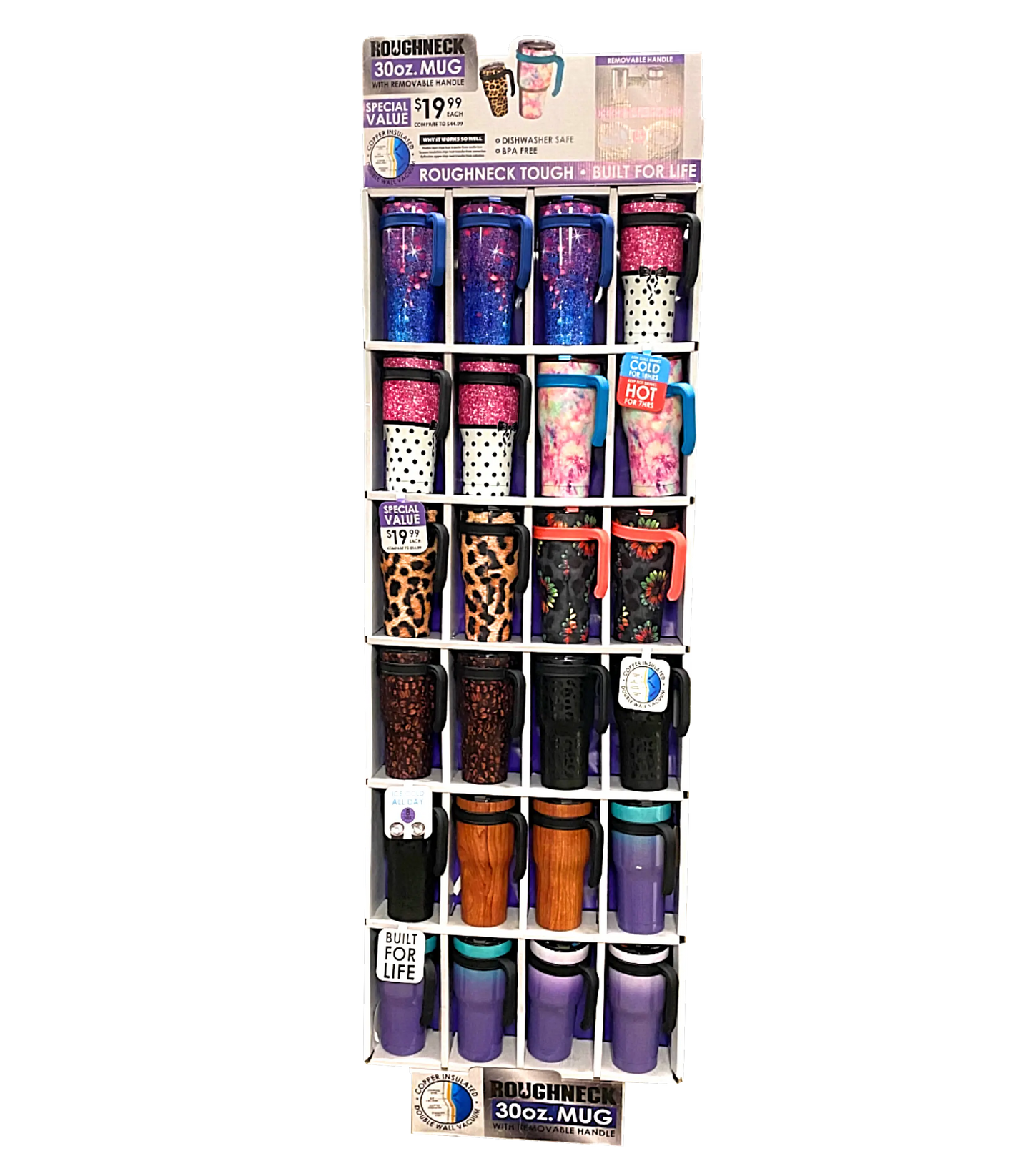 ITEM NUMBER 088446 30 OZ CUP FLOOR DISPLAY 24 PIECES PER DISPLAY