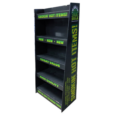 ITEM NUMBER 972800 - CORRUGATED SMOKEZILLA 2FT ENDCAP - FLOOR DISPLAY ONLY