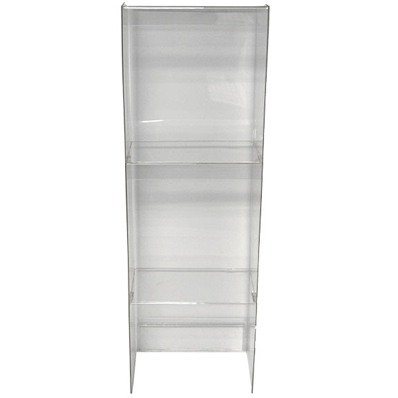 ITEM NUMBER 988910 - THREE SHELF LUCITE BLUNT RACK