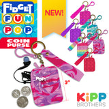 Fidget Pop Coin Purse - 12 Pieces Per Pack 22832