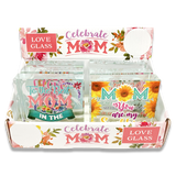 WHOLESALE MOTHER'S DAY GLASS KEEPSAKE 6 PIECES PER DISPLAY 23573