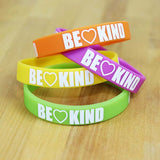 Silicone Bracelet Be Kind Wristband- 24 Pieces Per Pack KP4171