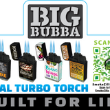 Merchandising Fixture- Corrugated Big Bubba Dual Torch 3 Tier Display ONLY 974360