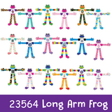 Plush Long Arm Frog Assortment Floor Display- 39 Pieces Per Retail Ready Display 88432
